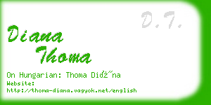 diana thoma business card